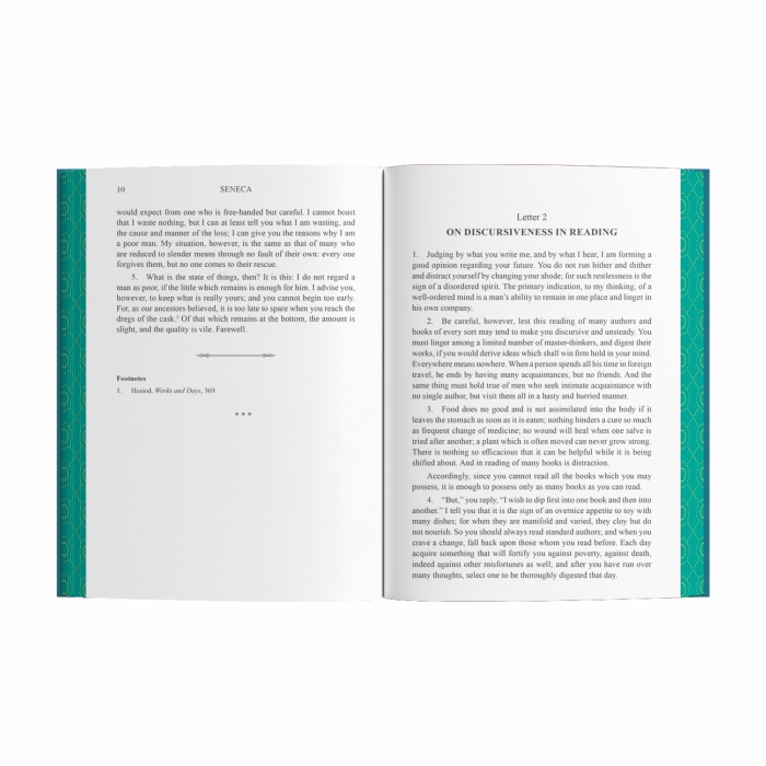 Stoic Letters for the Ages (Sprayed Edges)