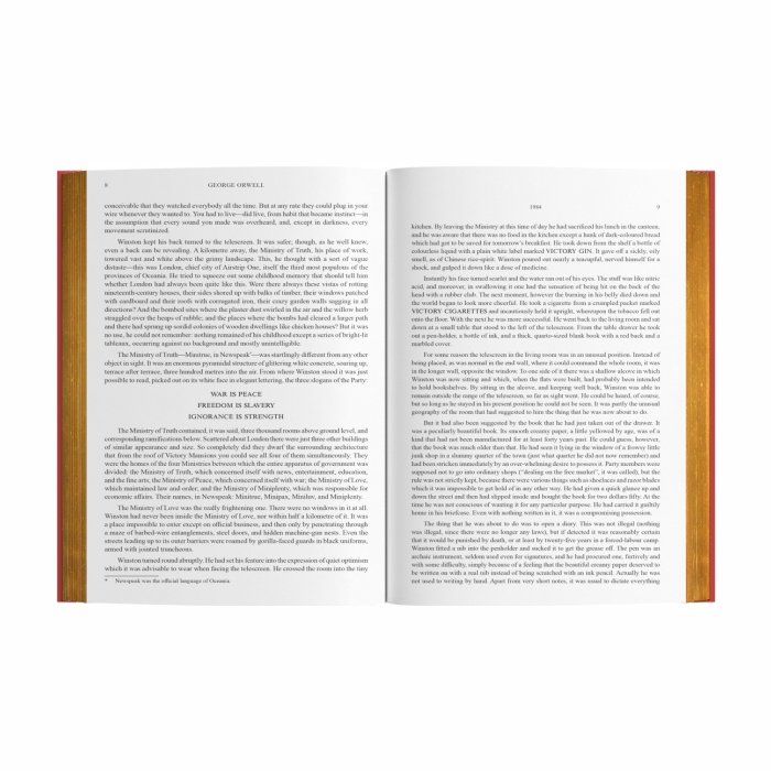 1984 Animal Farm & Burmese Days (Deluxe Leatherbound edition)